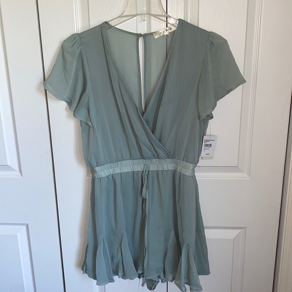 Ruffled romper